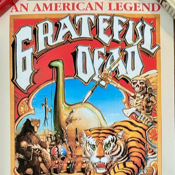 Grateful Dead Poster 24 X 36Rick GriffinRARE 1990 Frankfurt Festhalle Art